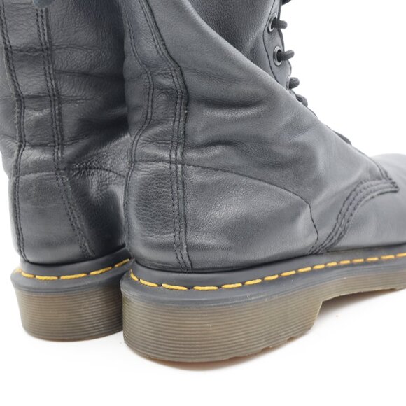 Doc Dr. Martens 1460 Pascal Women's Size 8 Boots Black Soft Leather - Picture 11 of 11